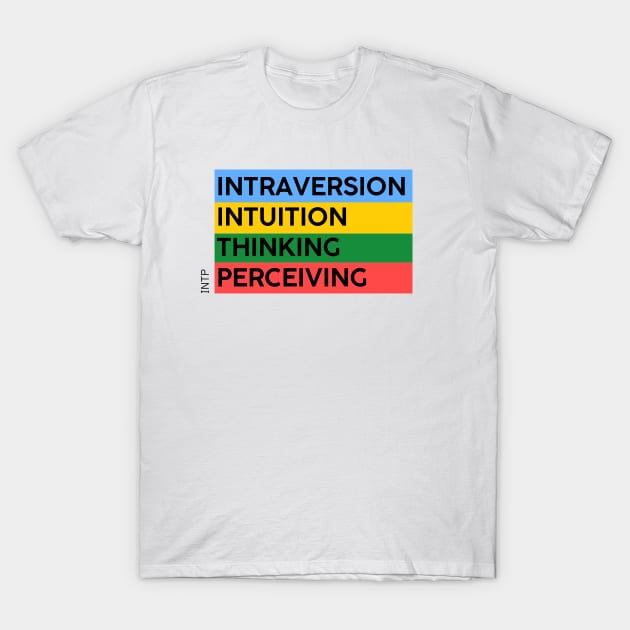 INTP - MBTI 16 personalities test T-Shirt by felipesasaki